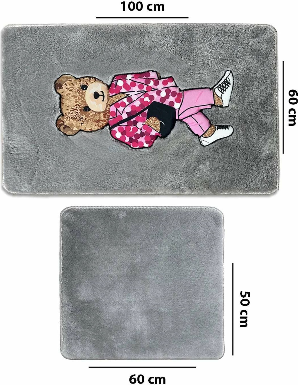 Set tapetash për banjo (2 copë), Mijolnir Boss Bear, ngjyrë fume