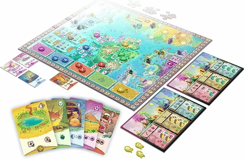Lojë tavoline Galakta Explorers of Navoria, 2-4 lojtarë, 12+, deri 30 min, version polonisht, bazë