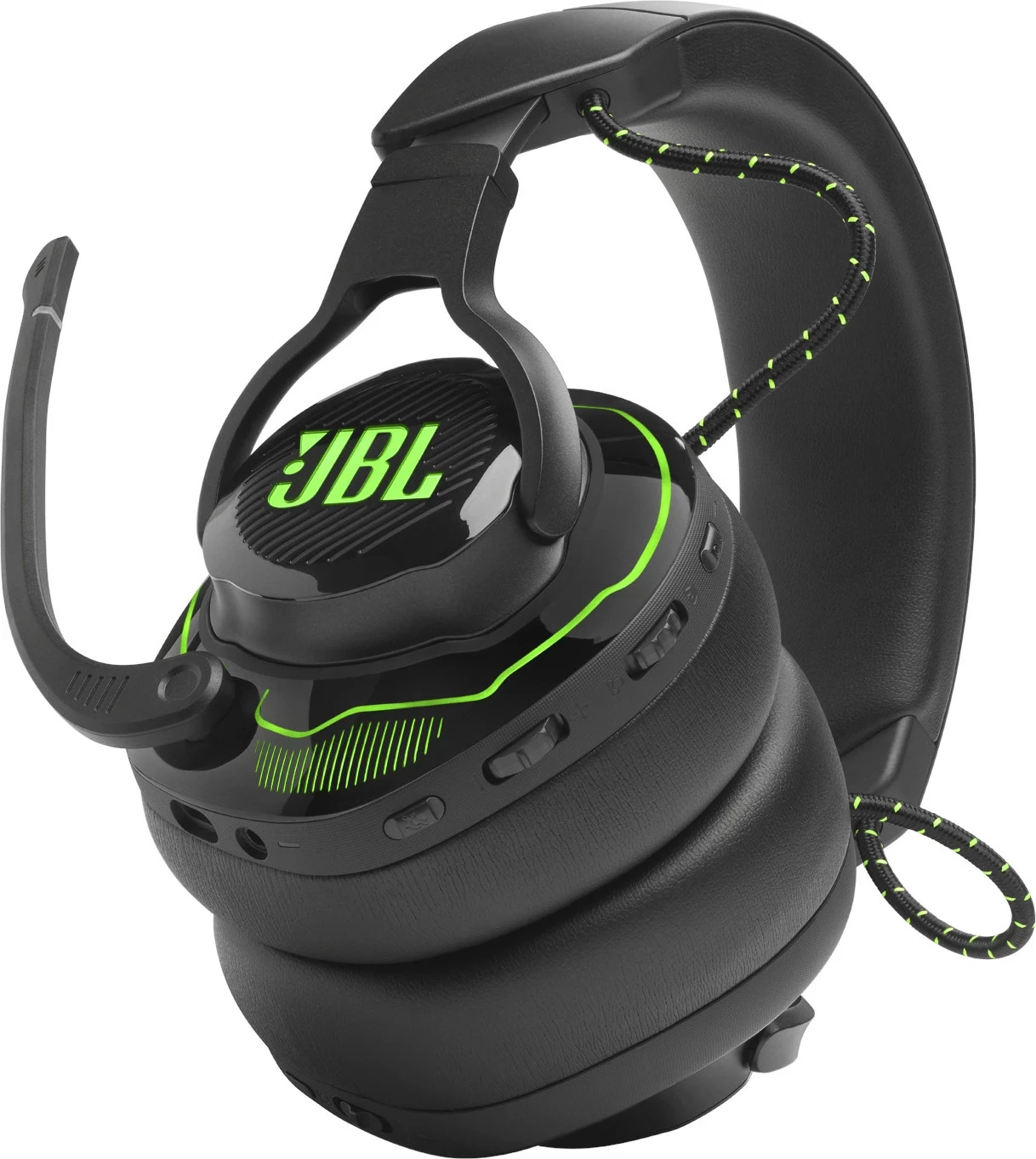 Kufje JBL Quantum 910X Wireless gaming për Xbox, 37h bateri, ANC, Black/Green
