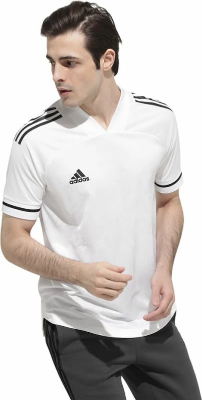 Maicë adidas për meshkuj, e bardhë