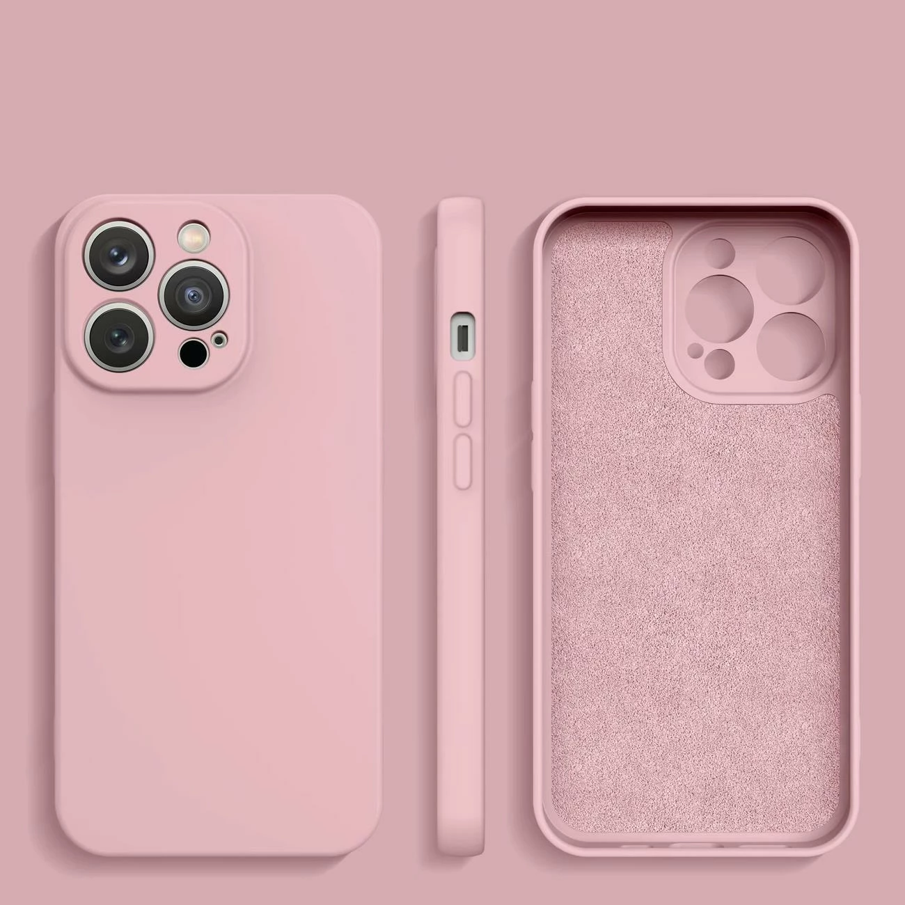 Mbështjellës silikoni Hurtel për Samsung Galaxy A54 5G, rozë