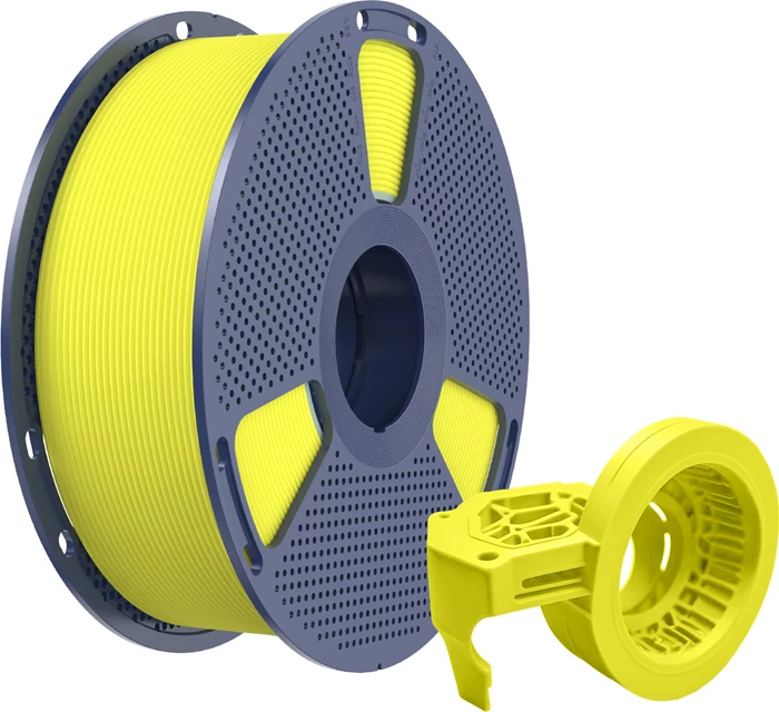 Filament 3D Sunlu PETG H-S M Y, PETG High-Speed Matte, verdhë