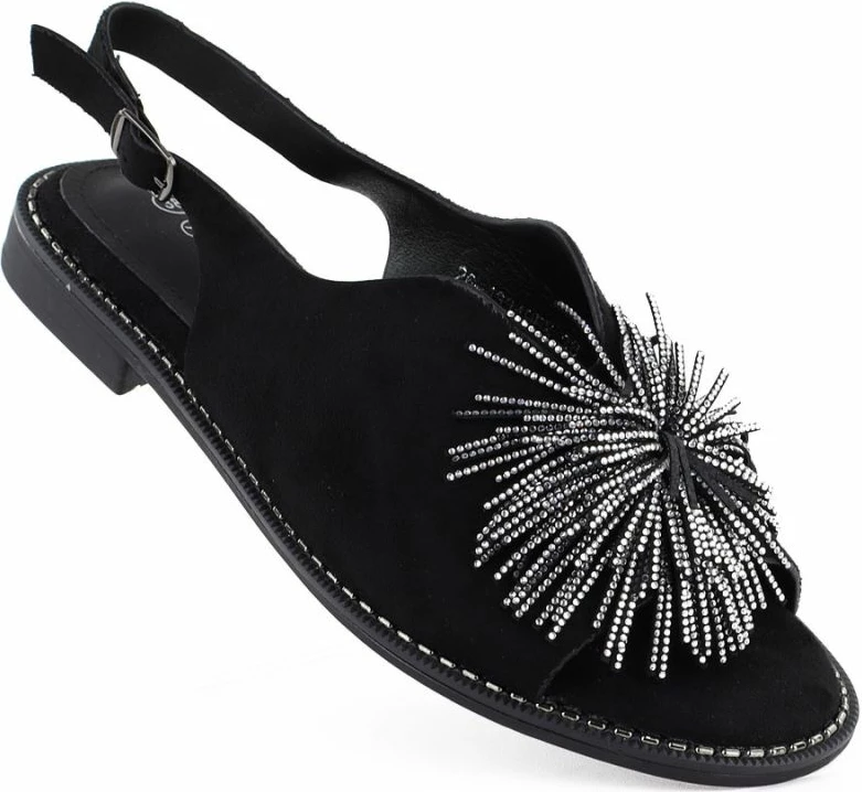 Sandale për femra Potocki 43349, të zeza