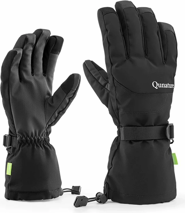 Doreza ski Qunature Finger Style, të zeza, L