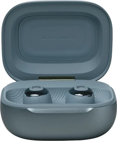 Kufje JBL Live Buds 3, wireless in-ear, ANC, Smart Charging Case me ekran, 40 orë bateri, Blu