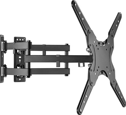 Mbajtëse muri për TV/monitor EQUIP, 23-55", 6 nyje, VESA 200x100-400x400, deri 45kg, e zezë