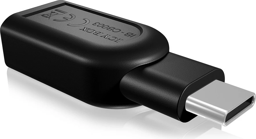 Adapter USB-C në USB-A ICY BOX IB-CB003, 5 Gbit/s, i zi