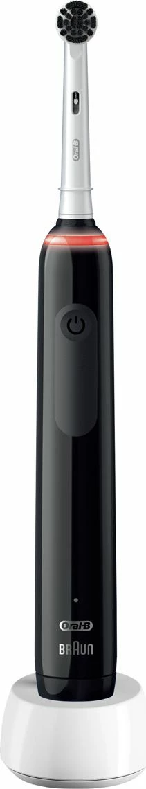 Furçë dhëmbësh elektrike Oral-B Pro 3 3000, 3 mënyra pastrimi, me sensor presioni, 1 kokë, e zezë