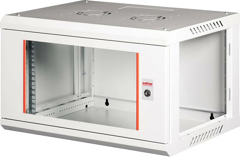 Kabinet rrjeti ROLINE 19" Basic Plus 6U, 600x450, montim në mur, i hirtë