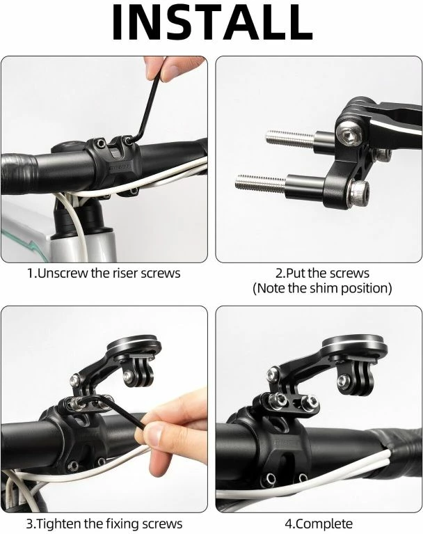 Mbajtëse biçiklete Rockbros, e zezë