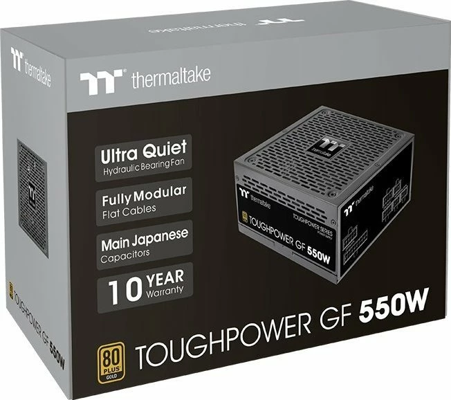 Furnizues rryme Thermaltake ToughPower GF 550W, ATX, 80 Plus Gold, full modular, i zi
