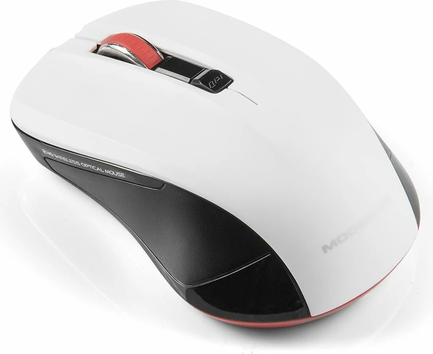 Maus Modecom MC-WM9.1 (M-MC-0WM9.1-200) 1600 DPI wireless USB bardhë/zi