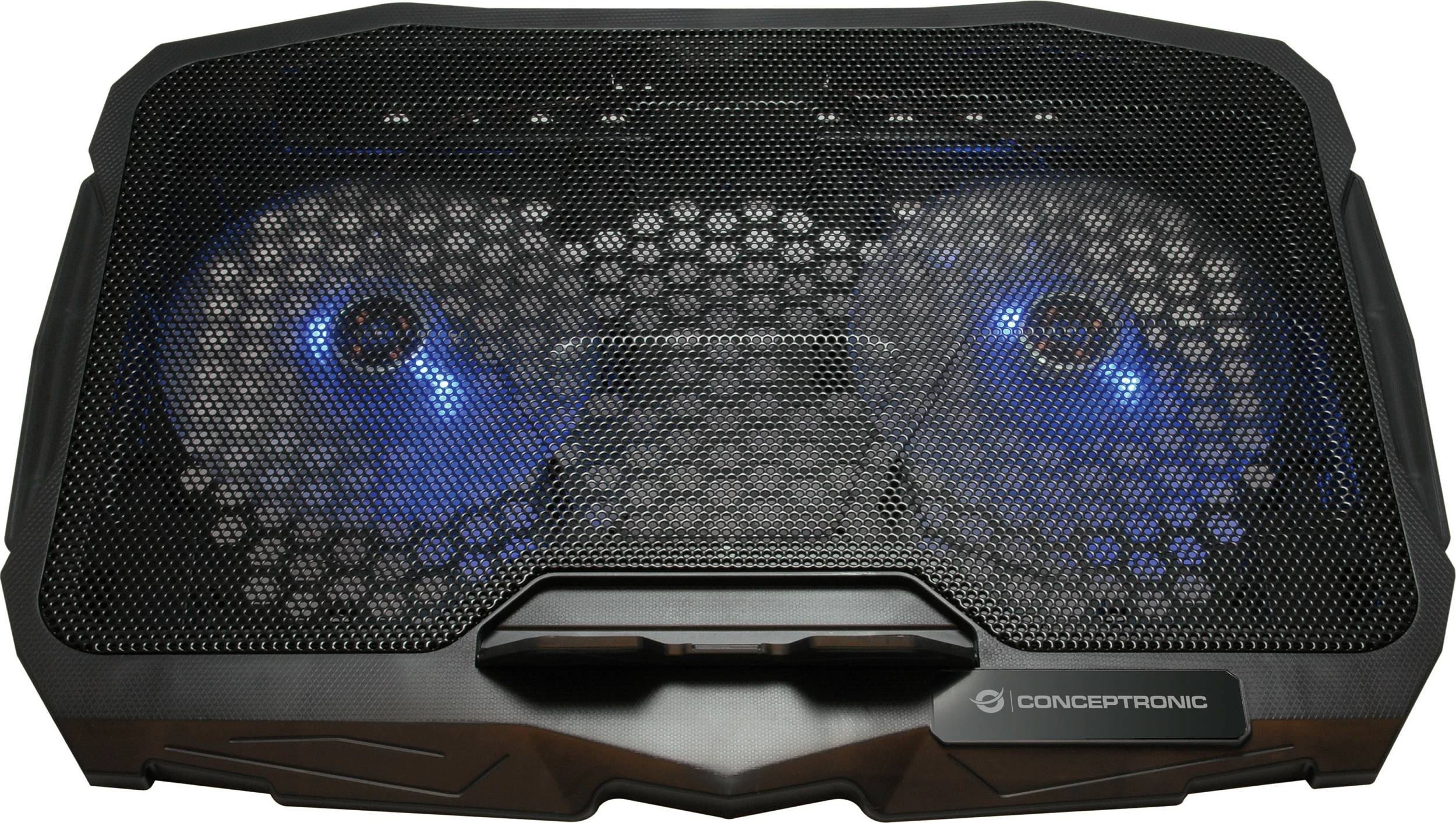 Ftohës laptopi Conceptronic 2-Fan, USB-A 2.0, ERGO, 17 inç, zi