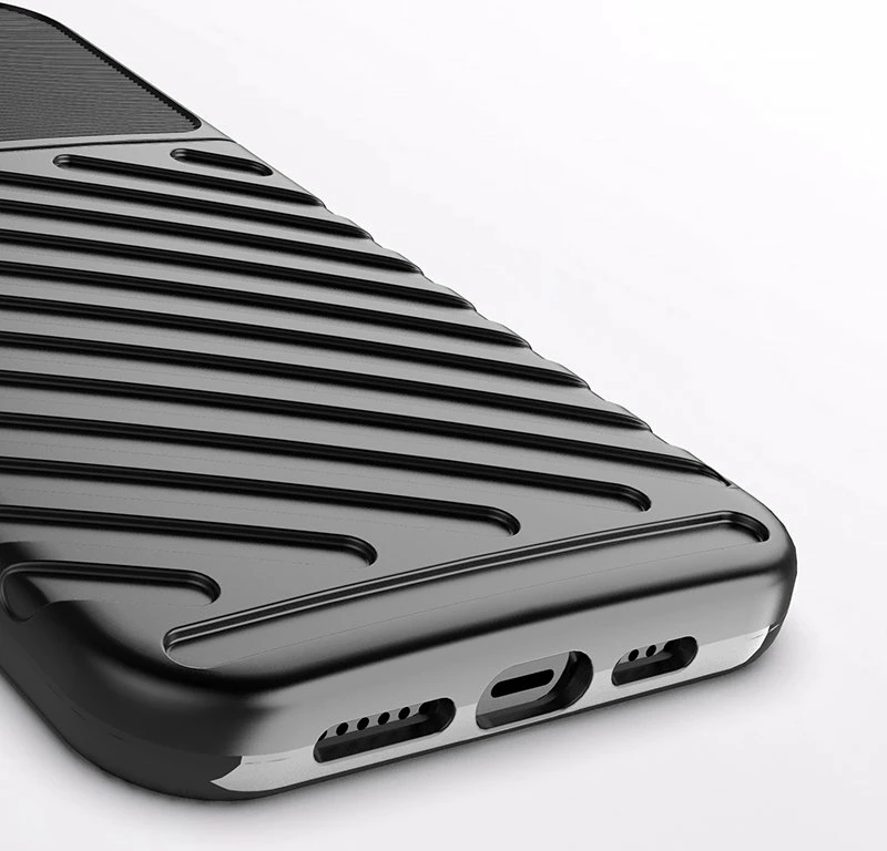 Mbështjellës Hurtel Thunder Case për iPhone 13 Pro Max, TPU, Blu