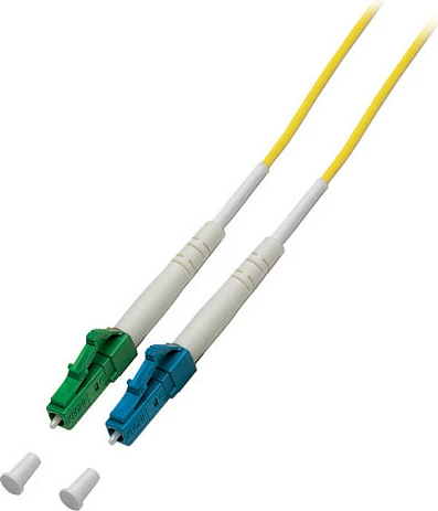 Kabllo patch fibra optike EFB Elektronik LC/APC-LC, OS2 G.657.A2, 2m, LSZH, e verdhë
