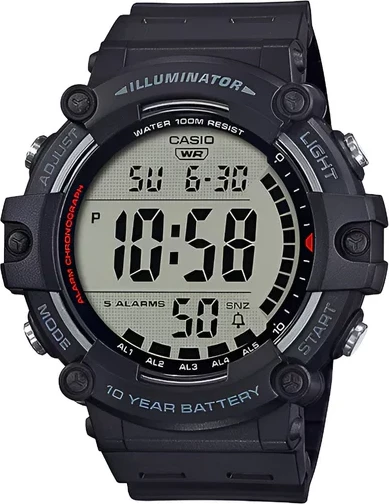 Orë dore Casio AE-1500WH-1A, e zezë