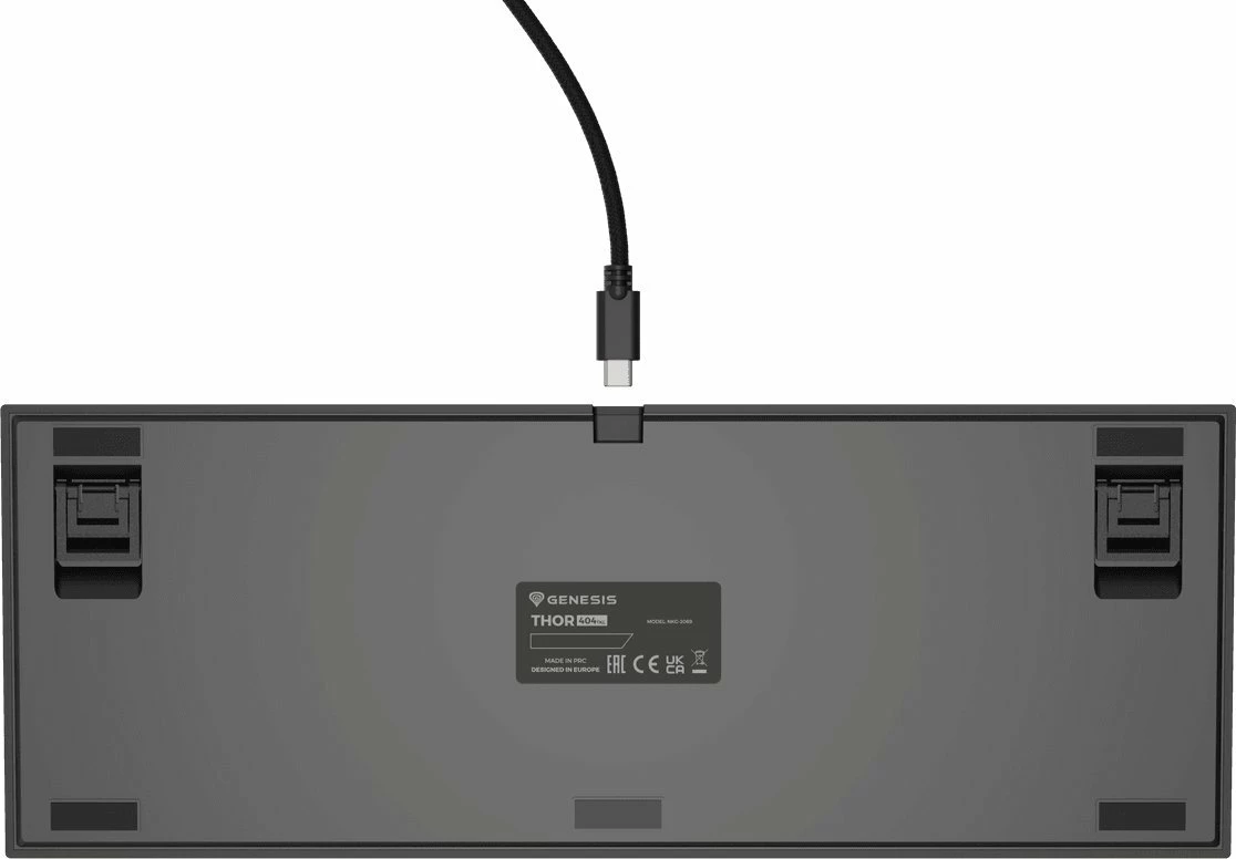 Tastierë mekanike GENESIS Thor 404 TKL NKG-2071, Kailh Box Brown V2, RGB, USB (wired), e zezë