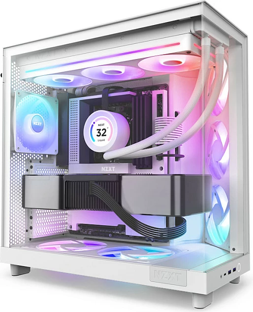 Fan NZXT RF-U36HF-W1 F Series RGB Core 360mm, 500-2400 RPM, ARGB, i bardhë