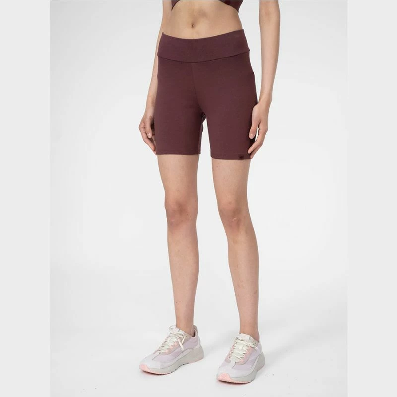 Shorce për femra 4F, ngjyrë kafe