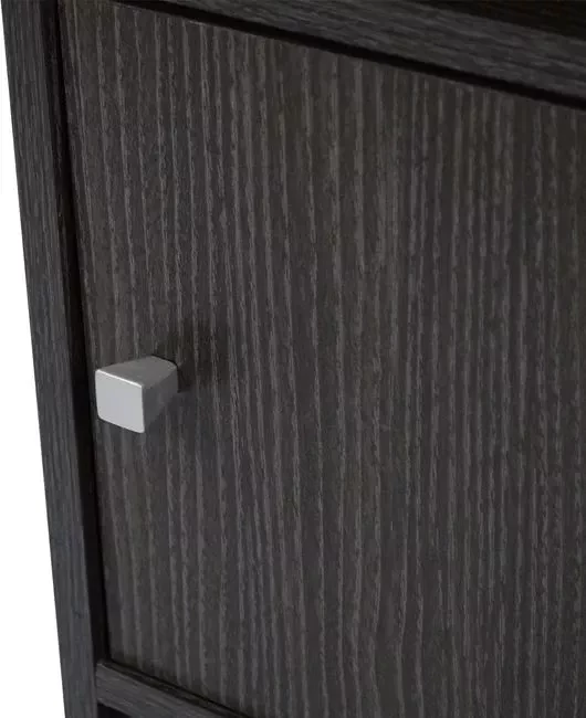 Komodinë FH2205.01 Zebrano 40x40x50, e zezë
