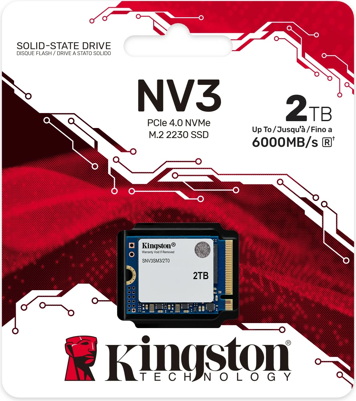 SSD M.2 Kingston NV3 2TB 2230 NVMe PCIe 4.0