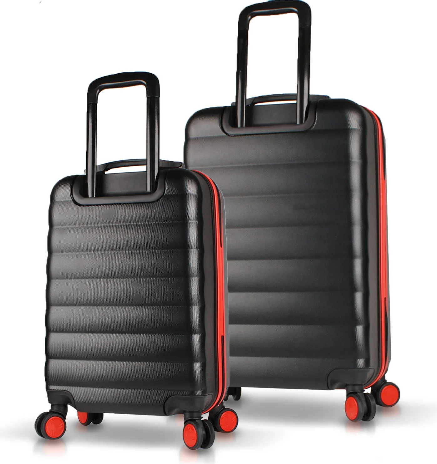 Set valixhesh (2 copë), Zoozie Bags, 8074, ngjyrë e zezë