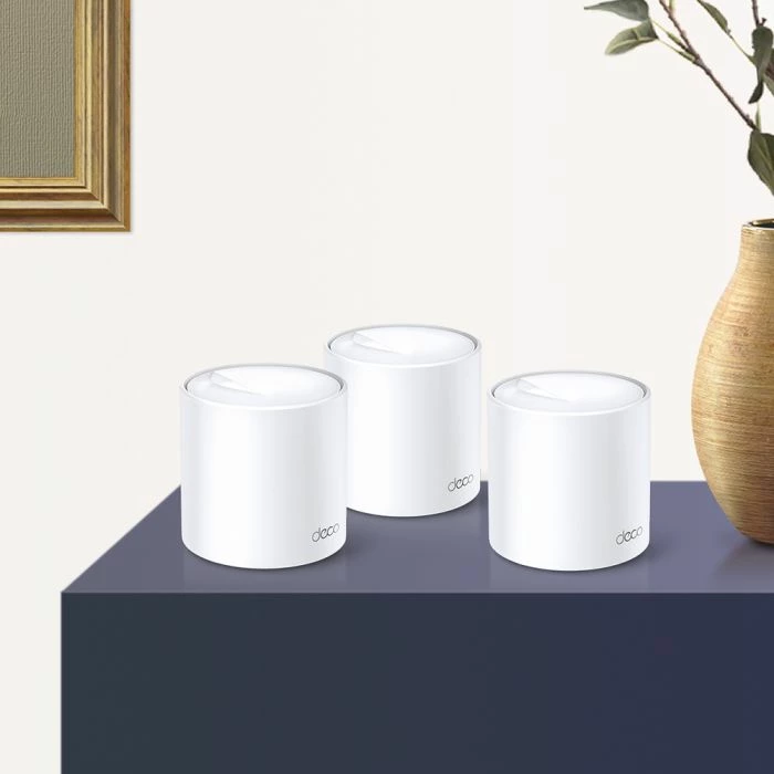 sistem Mesh WiFi 6 TP-LINK Deco X20, deri 1800 Mbps, i bardhë, set 2 copë