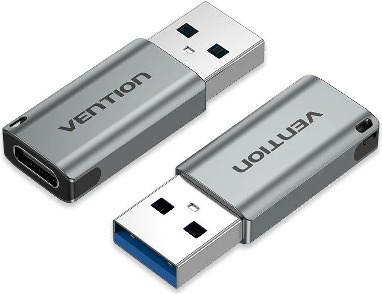 Adapter USB-A në USB-C Vention, gri