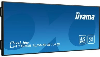 Ekran i madh profesional iiyama LH10551UWS-B1AG, 105 inç, 5K UHD, 21:9 UltraWide, LED