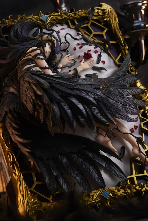 Figurinë koleksionuese Square Enix Albedo Ending Ver. (Art by so-bin) 1/7, PVC/ABS, 27×20×17 cm, e zezë/artë