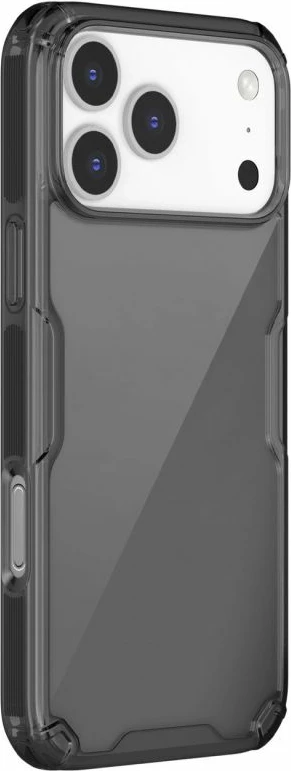 Kapak telefoni Nillkin Nature TPU Pro për iPhone 17 Pro Max, i zi transparent