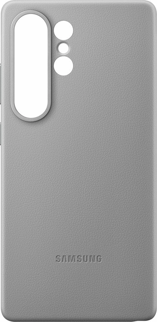 Mbështjellës Samsung Kindsuit për Galaxy S25 Ultra, lëkurë sintetike, gri