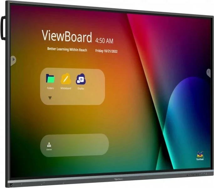 Ekran interaktiv Viewsonic IFP7550-5F, 75 inç, 4K Ultra HD, 64GB, Touchscreen