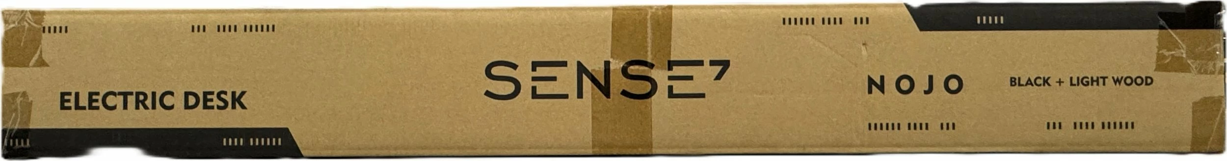 Tavolinë elektrike SENSE7 NOJO, rregullim lartësie 72-118 cm, 120x60 cm, memorie 3 pozicione, ngarkesë max 70 kg, E zezë/Pishë