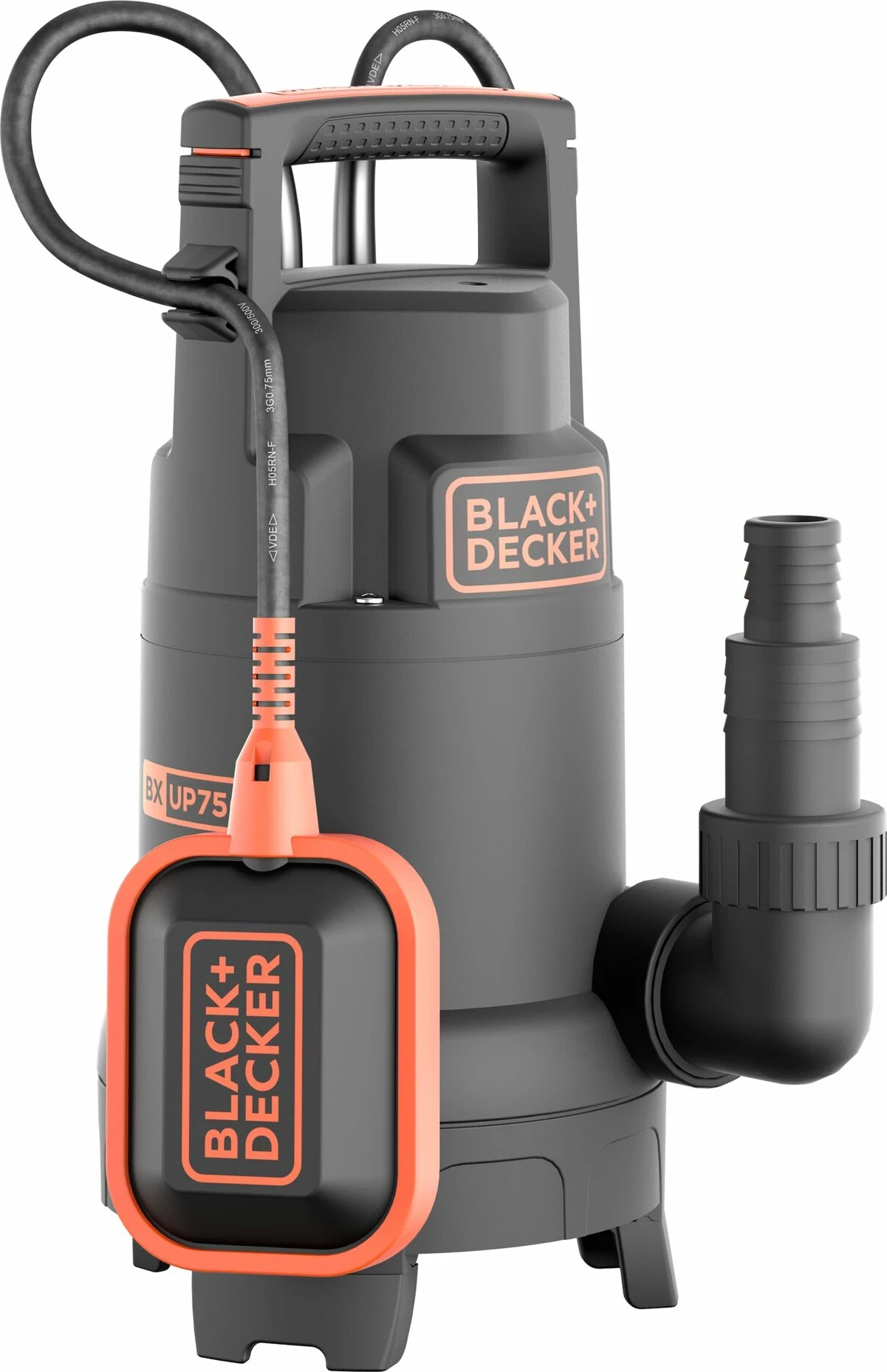 Pompë zhytëse uji Black&Decker BXUP750PTE 750 W, 230 V, për ujë të pastër dhe të ndotur