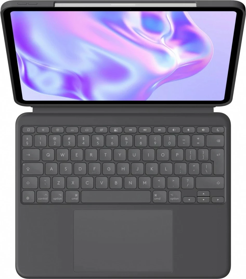 Mbështjellës me tastierë Logitech Combo Touch për iPad Pro 13 (M4), Graphite
