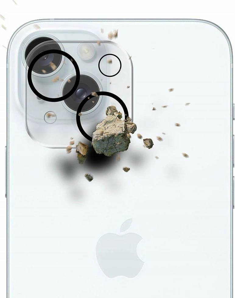 Xham i kalitur për kamerë 3MK Lens Pro Full Cover për Apple iPhone 15/15 Plus, mat, 1 copë