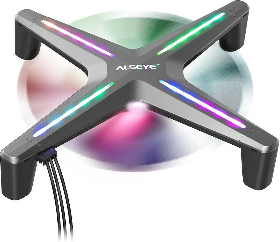 Ventilator kasë Inter-Tech ALSEYE HALO X12 Kit, 120x120x30mm, RGB