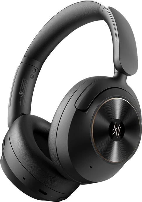 Kufje pa tela OneOdio A6, Hi-Res LDAC, Hybrid ANC, 75h/40h, Bluetooth 6.0, USB-C, të zeza