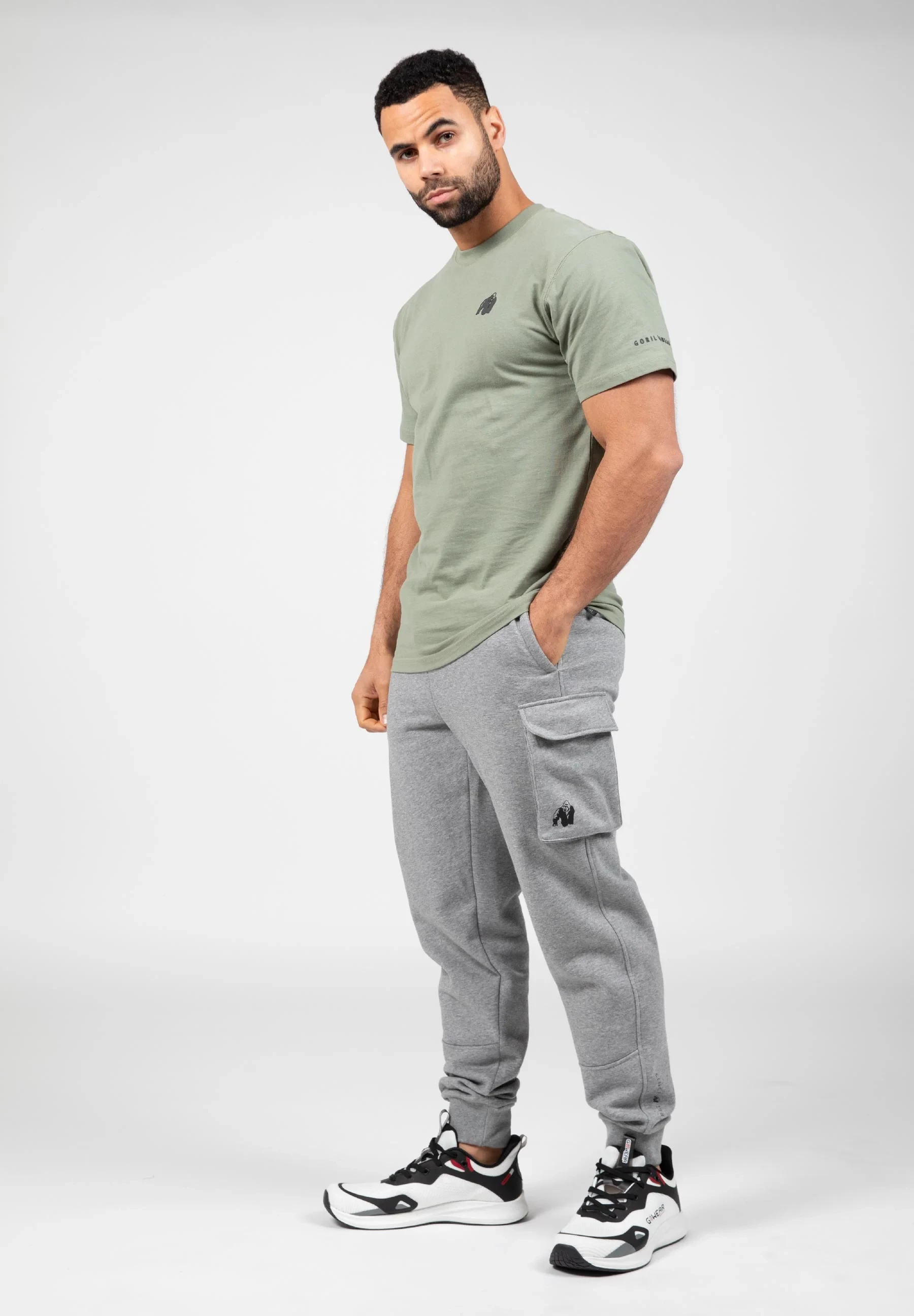 Hudson Cargo Sweatpants - Gray Melange [Madhësia: XL]
