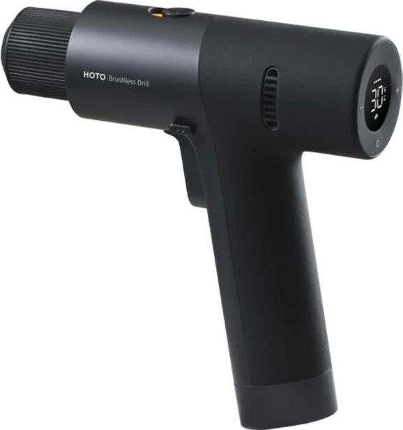 Brushless drill/driver HOTO QWLDZ001, 12V, set me burgji dhe bitë, zi