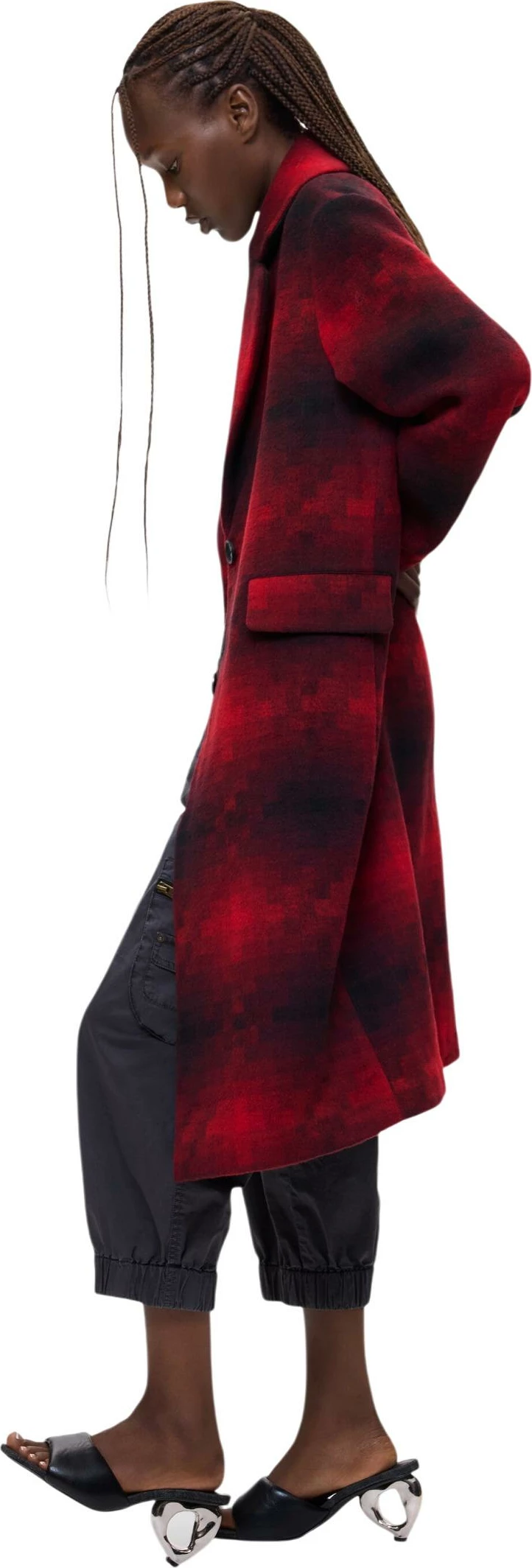 Pallto për femra Desigual COAT_MUMBAI 26WWEW53, të kuqe [Madhësia: XS]