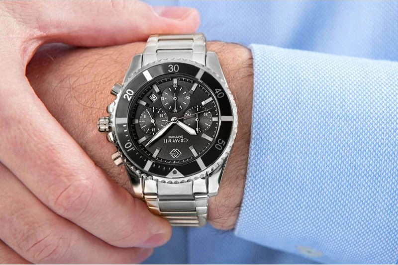 Orë dore për meshkuj Giewont, argjendi