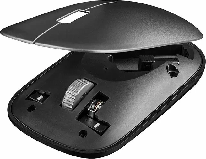 Set tastierë + maus Modecom MC-5200C (MK-MC-5200C-100), pa tela me USB adapter, layout EN, me numpad, i zi