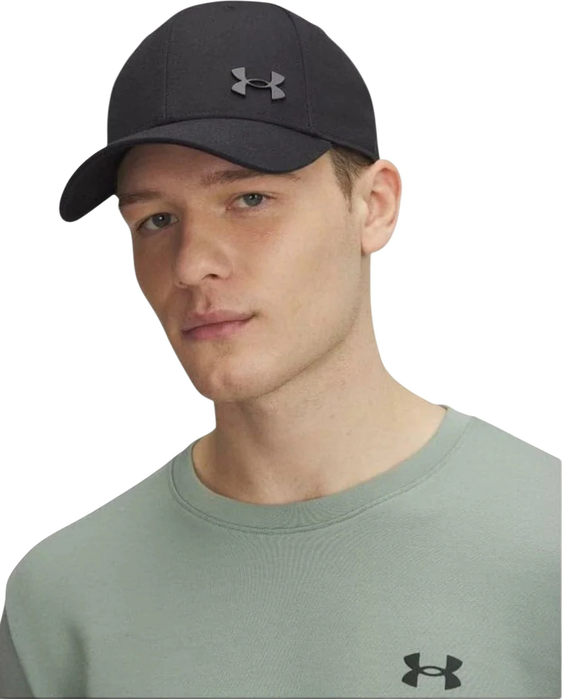 Kapelë për meshkuj Under Armour M Essential Low Metal Adj 77-1389695, e zezë