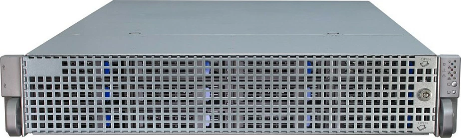Kasë serveri Inter-Tech IPC 2U-2412, Rack 2U, Hot-swap, 14x 2.5" + 1x 3.5", ATX/EATX, e zezë/argjendtë