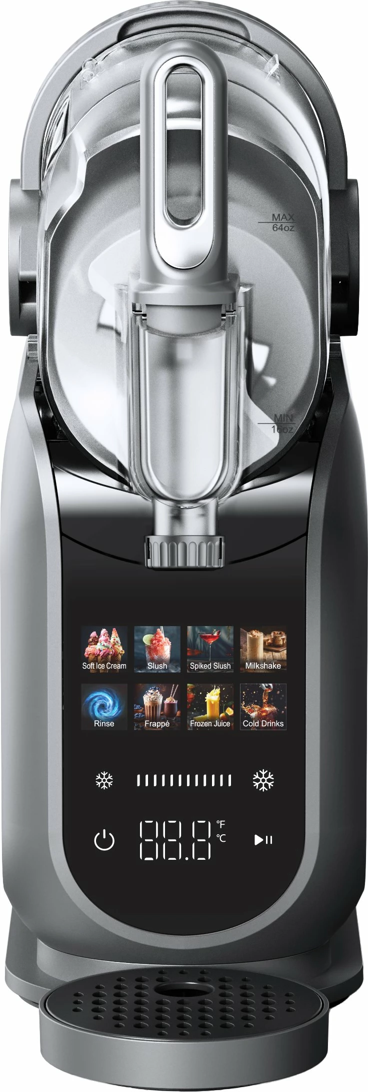 Makinë për slushie dhe akullore 4Swiss SM026 SlushieMaster 1.8 L 220 W, gri