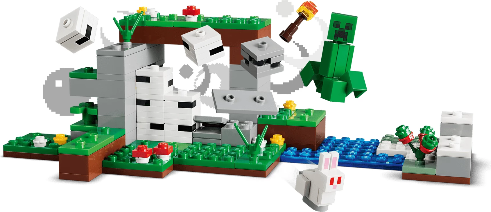 Set LEGO Minecraft LEGO First Night Adventure 21593, 301 pjesë (8+)