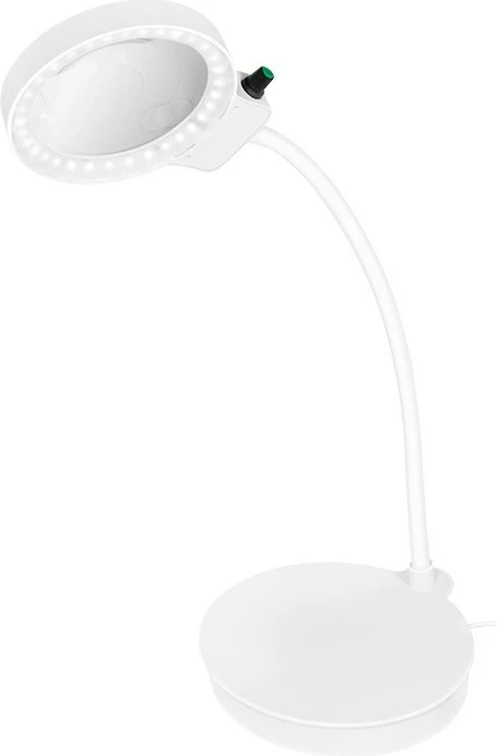 Lupë ndriçuese me bazë LogiLink WZ0067, 8/36 dioptri, e bardhë