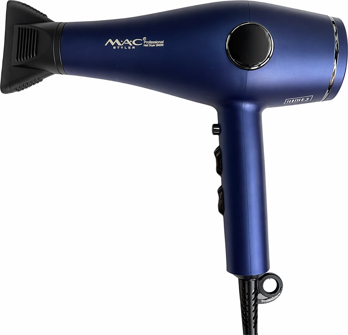 Tharëse flokësh MAC styler, 2800W, e kaltër